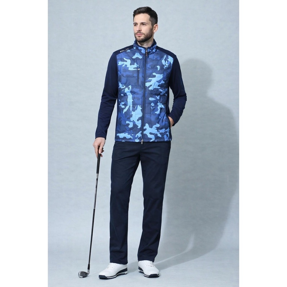 RLX‎ RALPH LAUREN New Golf Hybrid Jacket SMALL Blue Camo Men's 785875249001
